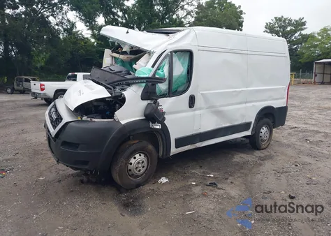 2019 Ram Promaster 2500 High Roof 136 Wb from USA, damaged, VIN 3C6TRVCG6KE510685